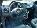 2012 Nero (Black) Fiat 500 Sport  photo #7