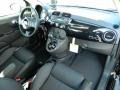 2012 Nero (Black) Fiat 500 Lounge  photo #5