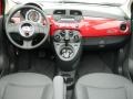 Tessuto Grigio/Nero (Grey/Black) 2012 Fiat 500 c cabrio Pop Dashboard