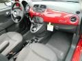 2012 Rosso Brillante (Red) Fiat 500 c cabrio Lounge  photo #5