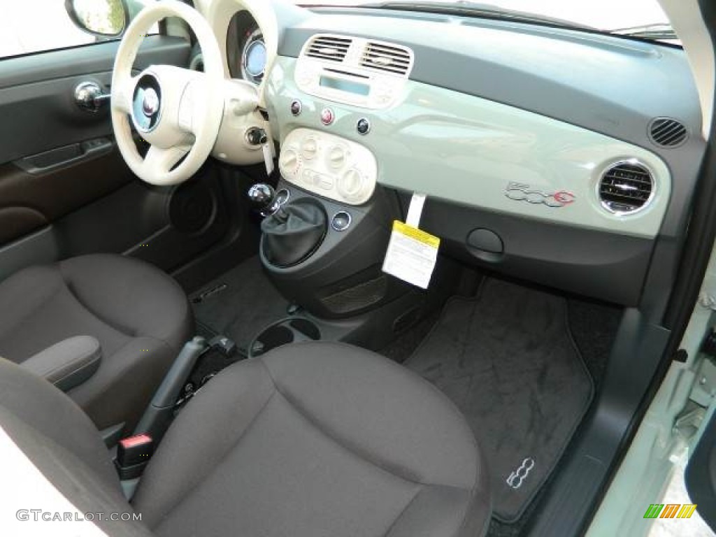 2012 Fiat 500 c cabrio Pop Tessuto Marrone/Avorio (Brown/Ivory) Dashboard Photo #58123631