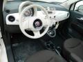 Tessuto Marrone/Avorio (Brown/Ivory) Prime Interior Photo for 2012 Fiat 500 #58123889