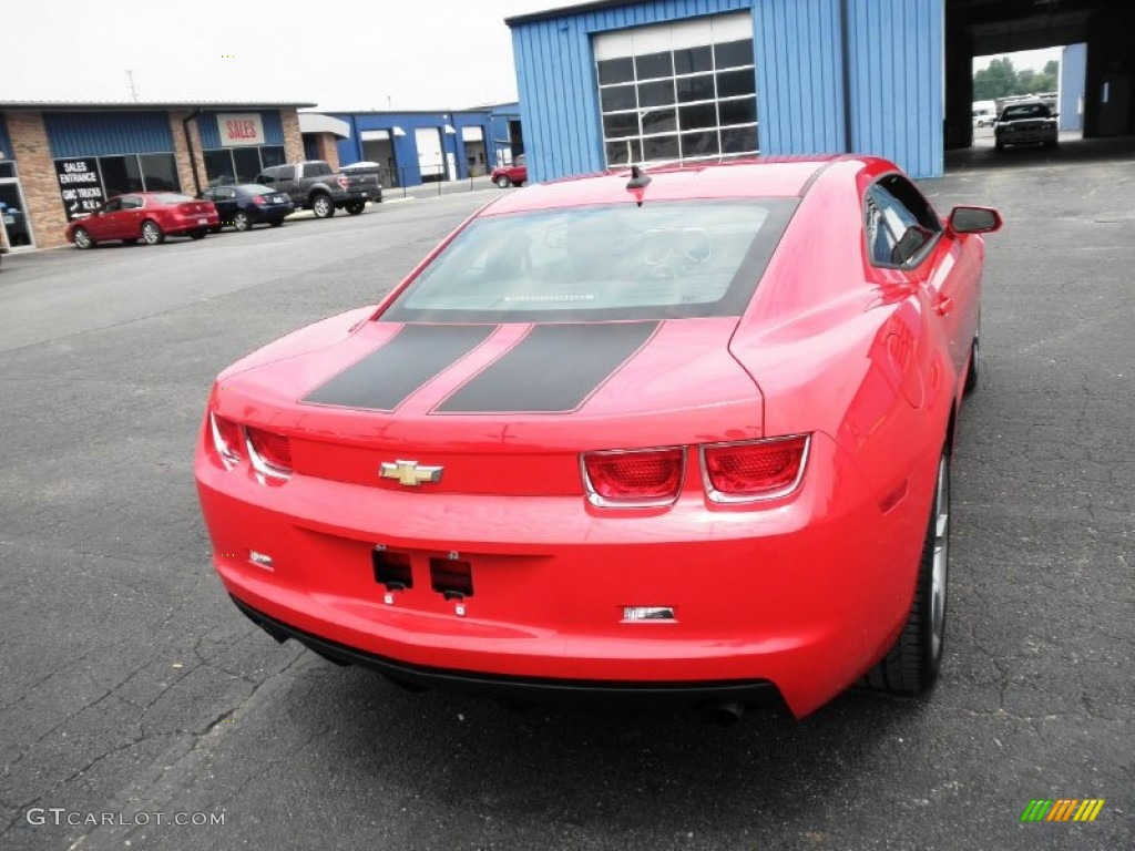 2010 Camaro LS Coupe - Victory Red / Black photo #17