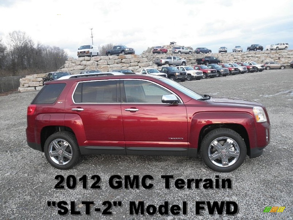 2012 Terrain SLT - Merlot Jewel Metallic / Jet Black photo #1