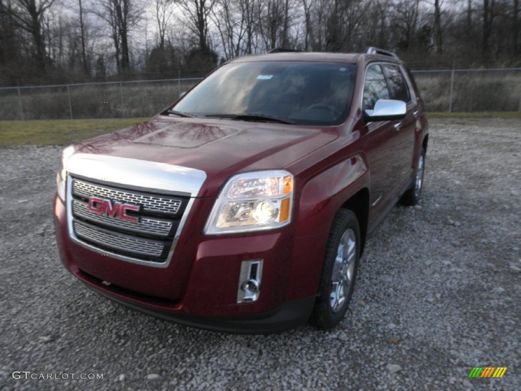 2012 Terrain SLT - Merlot Jewel Metallic / Jet Black photo #3