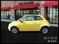 2012 Giallo (Yellow) Fiat 500 Pop  photo #2