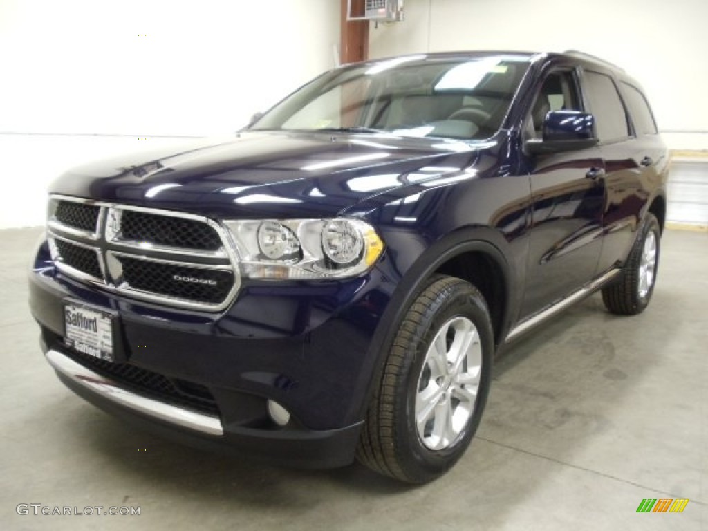 2012 Durango SXT AWD - True Blue Pearl / Dark Graystone/Medium Graystone photo #1