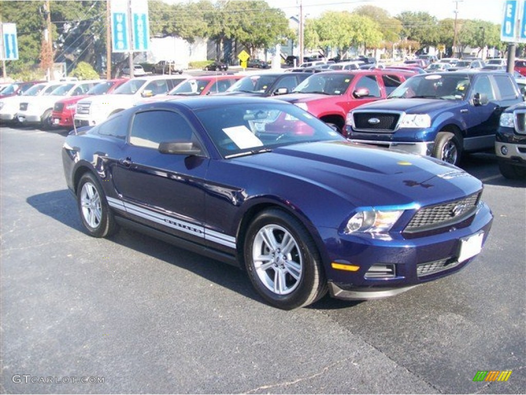 2011 Mustang V6 Coupe - Kona Blue Metallic / Charcoal Black photo #3