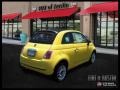 2012 Giallo (Yellow) Fiat 500 c cabrio Pop  photo #3