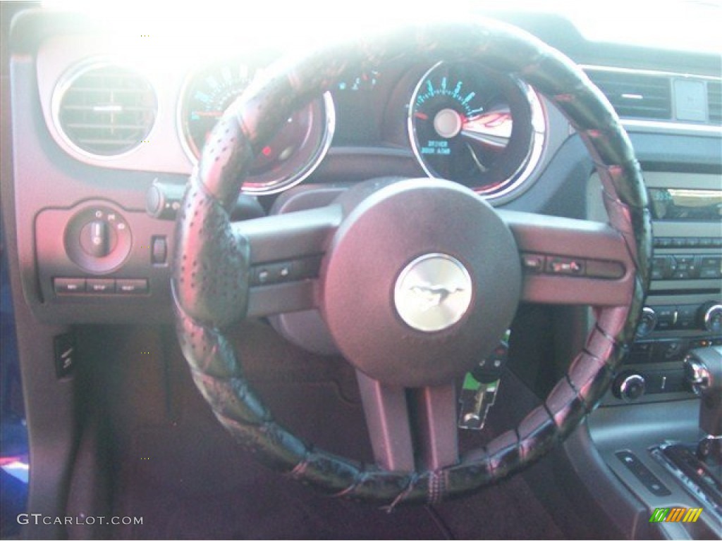 2011 Mustang V6 Coupe - Kona Blue Metallic / Charcoal Black photo #16