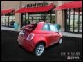 2012 Rosso (Red) Fiat 500 c cabrio Pop  photo #3
