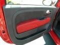 2012 Rosso (Red) Fiat 500 c cabrio Pop  photo #9