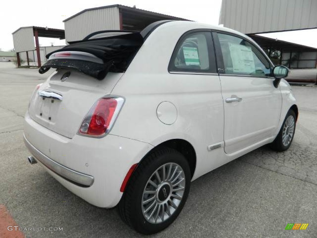 Bianco (White) 2012 Fiat 500 c cabrio Lounge Exterior Photo #58126643
