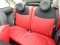  2012 500 c cabrio Lounge Pelle Rosso/Nera (Red/Black) Interior