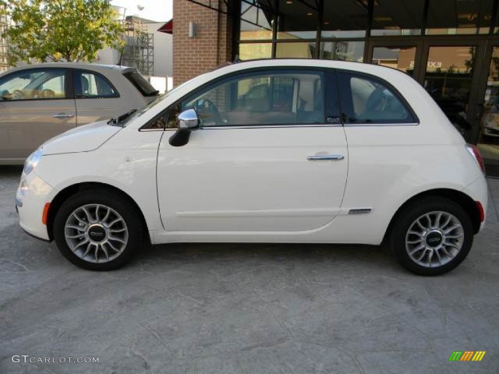 Bianco (White) 2012 Fiat 500 c cabrio Lounge Exterior Photo #58126712