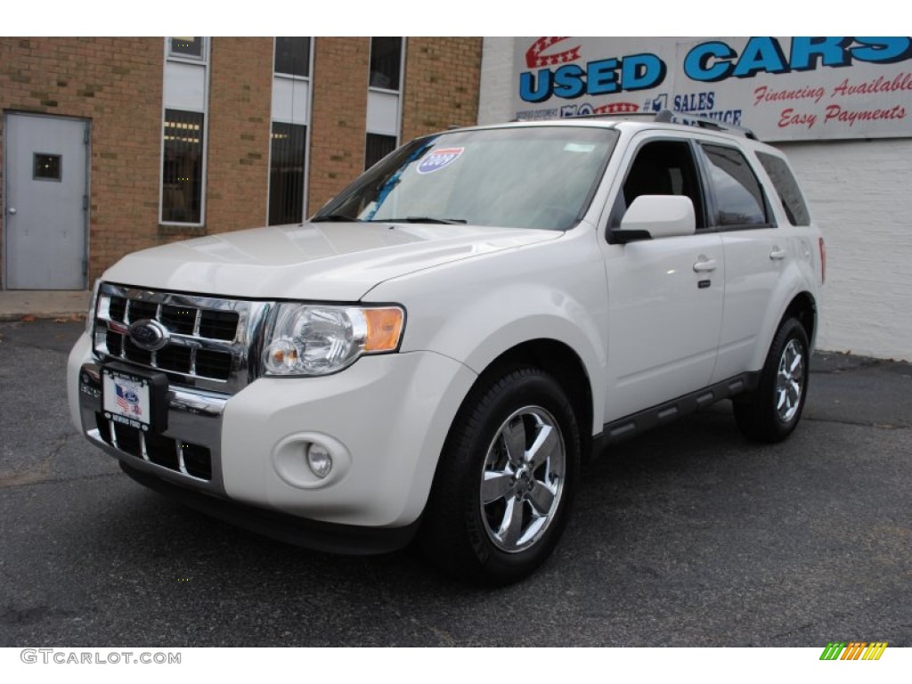 2009 Escape Limited V6 4WD - White Suede / Charcoal photo #1