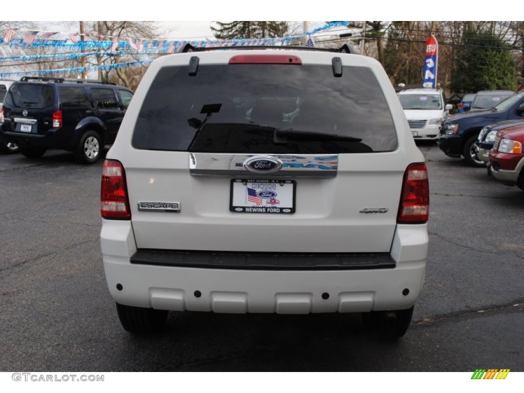 2009 Escape Limited V6 4WD - White Suede / Charcoal photo #5