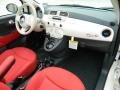 Tessuto Rosso/Avorio (Red/Ivory) Dashboard Photo for 2012 Fiat 500 #58127090