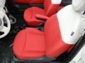 Tessuto Rosso/Avorio (Red/Ivory) Interior Photo for 2012 Fiat 500 #58127114