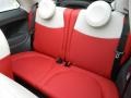 Tessuto Rosso/Avorio (Red/Ivory) 2012 Fiat 500 c cabrio Pop Interior Color