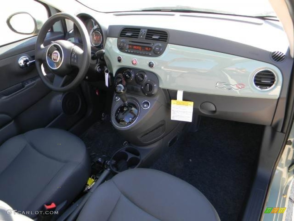 2012 Fiat 500 c cabrio Pop Tessuto Grigio/Nero (Grey/Black) Dashboard Photo #58127405