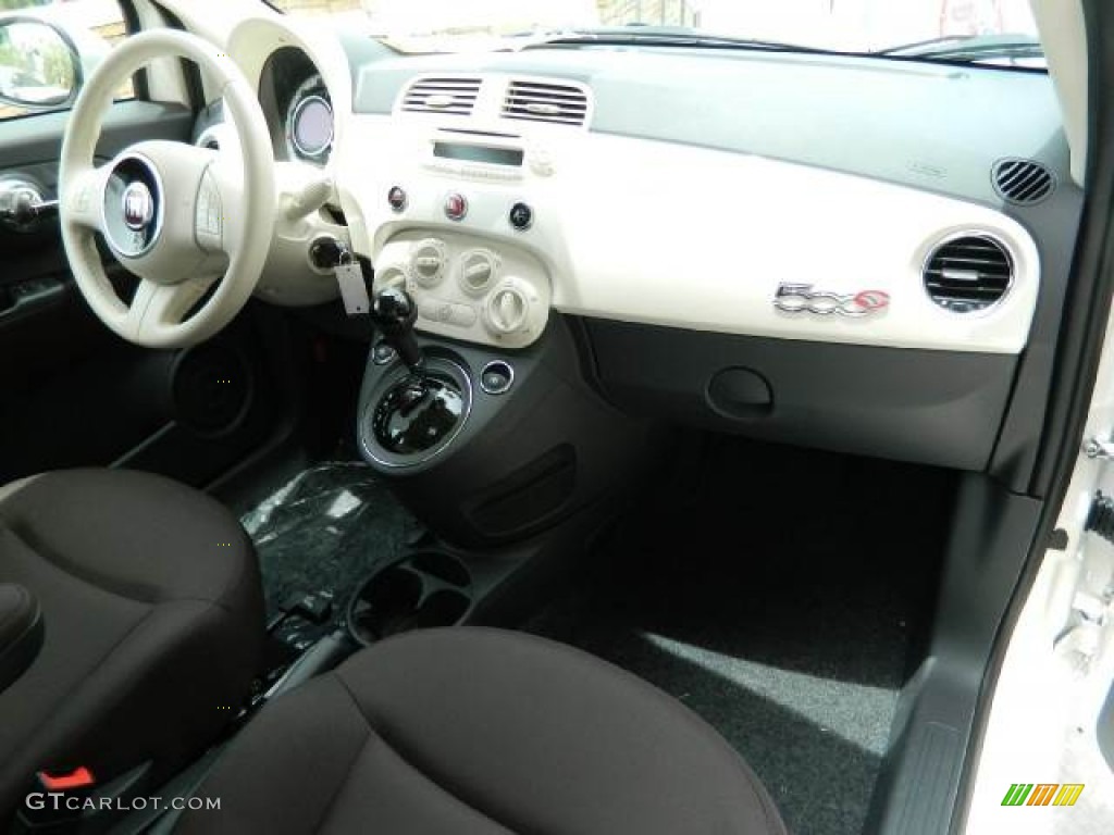 2012 Fiat 500 c cabrio Pop Tessuto Marrone/Avorio (Brown/Ivory) Dashboard Photo #58127579