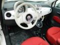 Tessuto Rosso/Avorio (Red/Ivory) Dashboard Photo for 2012 Fiat 500 #58127657