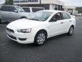 2008 Wicked White Mitsubishi Lancer DE  photo #16