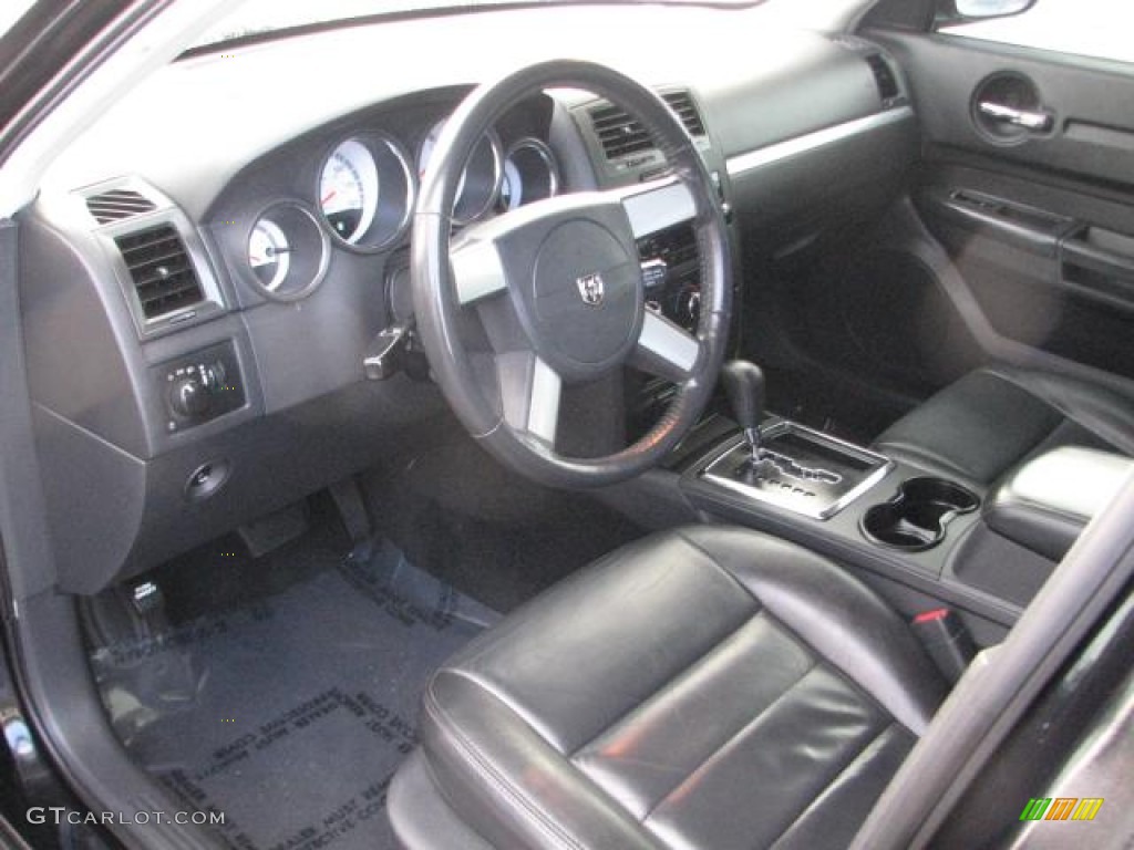 Dark Slate Gray Interior 2008 Dodge Charger Police Package