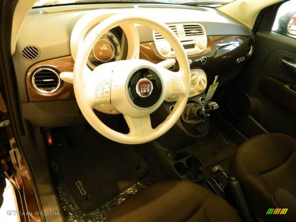 2012 500 Pop - Espresso (Brown) / Tessuto Marrone/Avorio (Brown/Ivory) photo #8