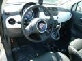 Pelle Nera/Nera (Black/Black) 2012 Fiat 500 c cabrio Lounge Dashboard