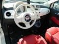 Pelle Rossa/Avorio (Red/Ivory) Dashboard Photo for 2012 Fiat 500 #58129742