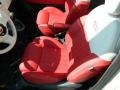 Pelle Rossa/Avorio (Red/Ivory) 2012 Fiat 500 c cabrio Lounge Interior Color