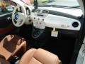 Pelle Marrone/Avorio (Brown/Ivory) 2012 Fiat 500 c cabrio Lounge Dashboard