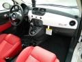 Pelle Rosso/Nera (Red/Black) Dashboard Photo for 2012 Fiat 500 #58129889