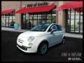 Bianco (White) 2012 Fiat 500 c cabrio Lounge