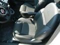 Pelle Nera/Nera (Black/Black) 2012 Fiat 500 c cabrio Lounge Interior Color