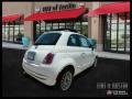 2012 Bianco Perla (Pearl White) Fiat 500 Lounge  photo #3