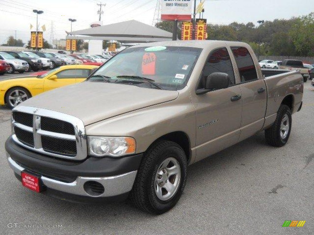 2003 Ram 1500 ST Quad Cab - Light Almond Pearl / Taupe photo #3