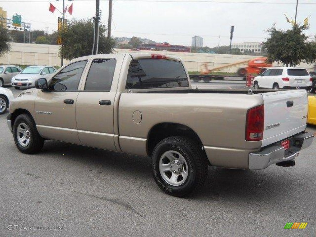 2003 Ram 1500 ST Quad Cab - Light Almond Pearl / Taupe photo #5