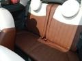  2012 500 c cabrio Lounge Pelle Marrone/Avorio (Brown/Ivory) Interior