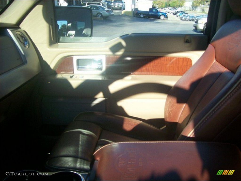 2009 F150 King Ranch SuperCrew 4x4 - Royal Red Metallic / Chaparral Leather/Camel photo #10