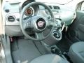 2012 Fiat 500 Tessuto Beige-Nero/Nero (Beige-Black/Black) Interior Dashboard Photo