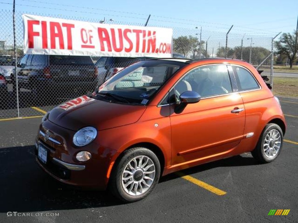 12 Rame Copper Orange Fiat 500 C Cabrio Lounge Gtcarlot Com Car Color Galleries