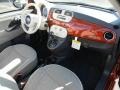 Tessuto Beige-Nero/Avorio (Beige-Black/Ivory) 2012 Fiat 500 c cabrio Lounge Dashboard