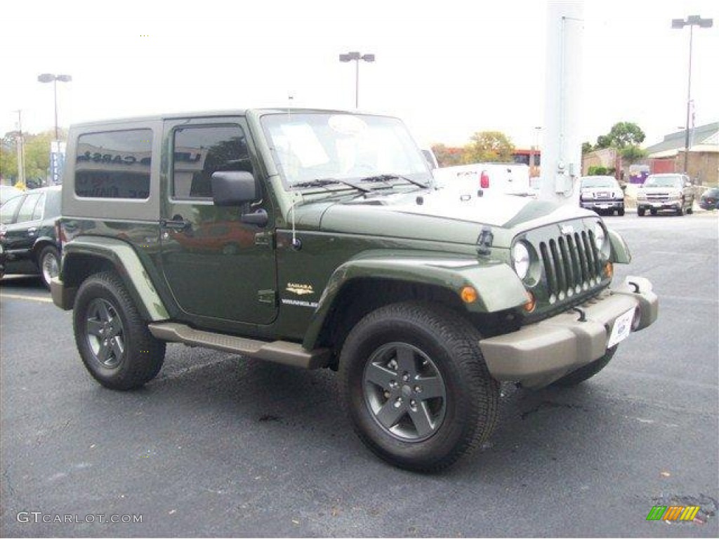 Jeep Green Metallic Jeep Wrangler