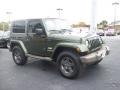 2009 Jeep Green Metallic Jeep Wrangler Sahara 4x4  photo #1