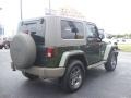 2009 Jeep Green Metallic Jeep Wrangler Sahara 4x4  photo #3