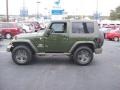 2009 Jeep Green Metallic Jeep Wrangler Sahara 4x4  photo #6