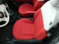 Tessuto Rosso/Avorio (Red/Ivory) Interior Photo for 2012 Fiat 500 #58132673